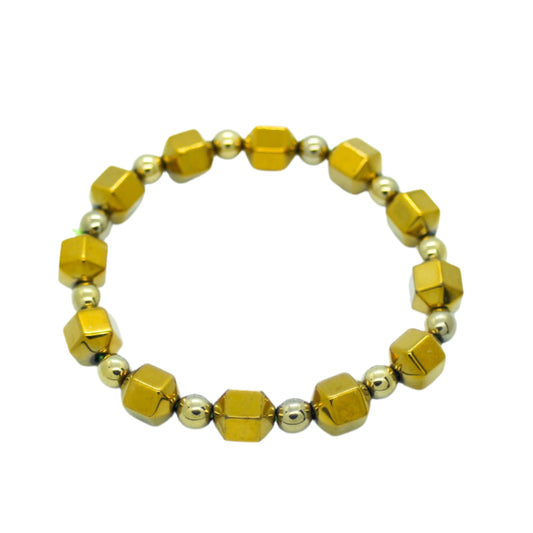 Golden Hematite Bracelet