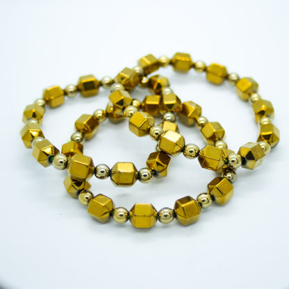 Golden Hematite Bracelet
