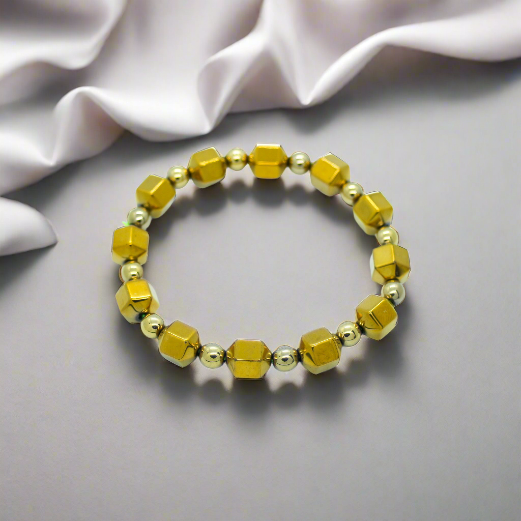 Golden Hematite Bracelet